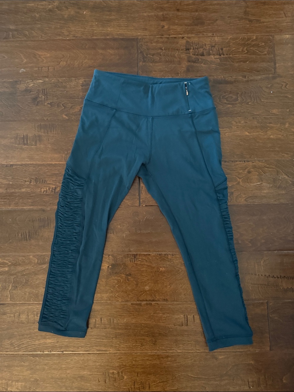 CALIA by Carrie Underwood Teal Leggings with Side Ruching